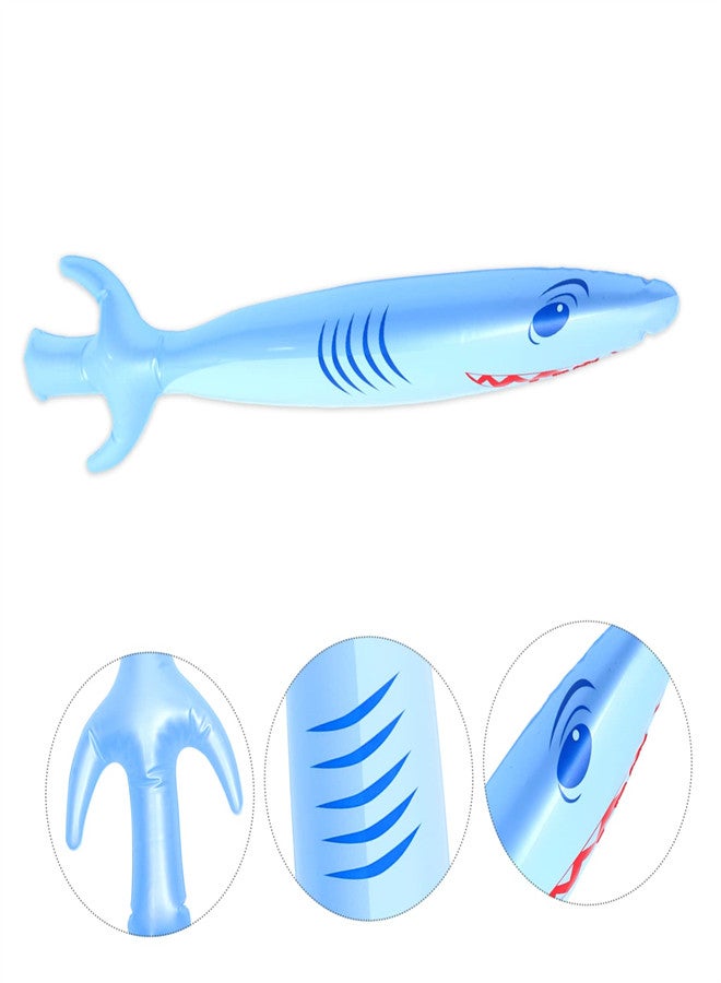 Excefore 6pcs Inflatable Balloons Children's Toys Simulated Ocean Animal Toy's for Kids Pirate Balloons Stick Children Toy Pvc Balloons My World Performance Props - Image 4