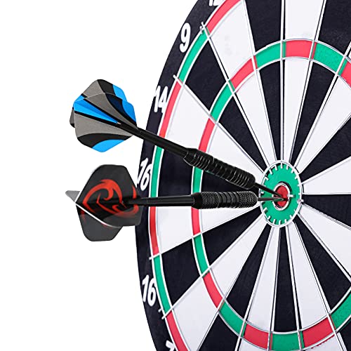 accmor مجموعة أكمور من 12 سهم حديدي، 24 جرام مجموعة سهام معدنية احترافية للوحة السهام - Image 5