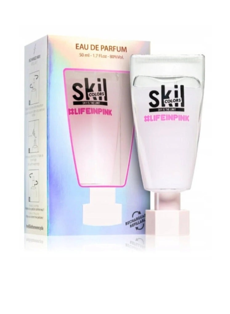 SKIL Colors Eau De Parfum Life In Pink 50ml