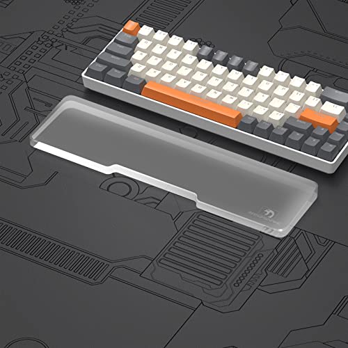 SELORSS Acrylic Keyboard Wrist Rest Compact 60 Keyboard Mechanical Keyboards Ergonomic Palm Rest for Computer KeyboardAntiSlip BaseWrist Pad for LaptopOffice HomeEasy Typing - Image 1