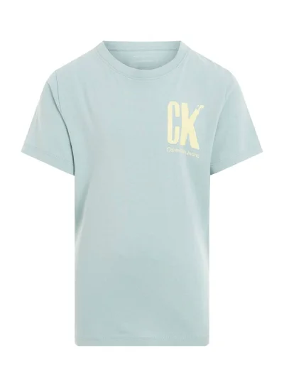 Calvin Klein Jeans Boys' Logo T-Shirt - Cotton, Green