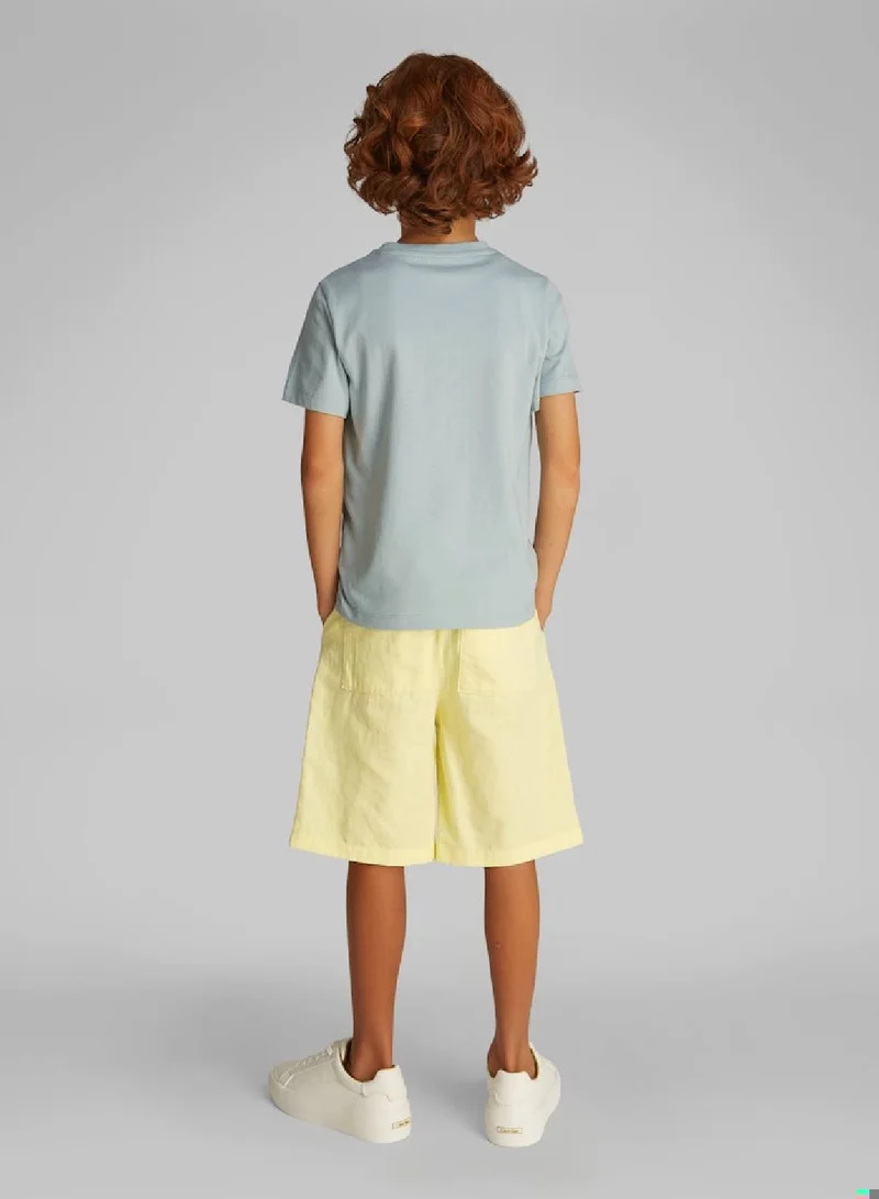 Calvin Klein Jeans Boys' Logo T-Shirt - Cotton, Green