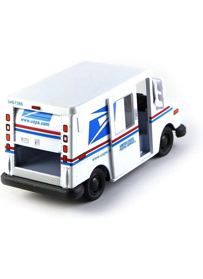 Kinsmart United States Postal Mail Truck USPS 1987 Grumman LLV 1:36 Scale Die Cast Metal 5 Inch Model Toy Truck  - Image 2