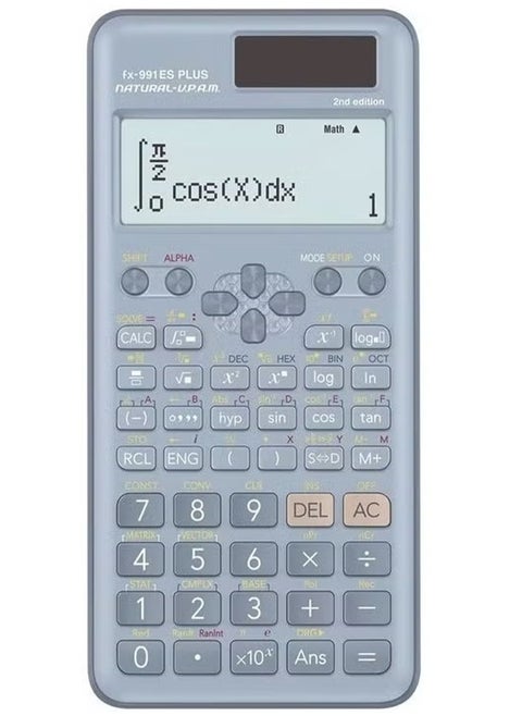 آلة حاسبة علمية Fx-991Es Plus الإصدار الثاني باللون الأزرق