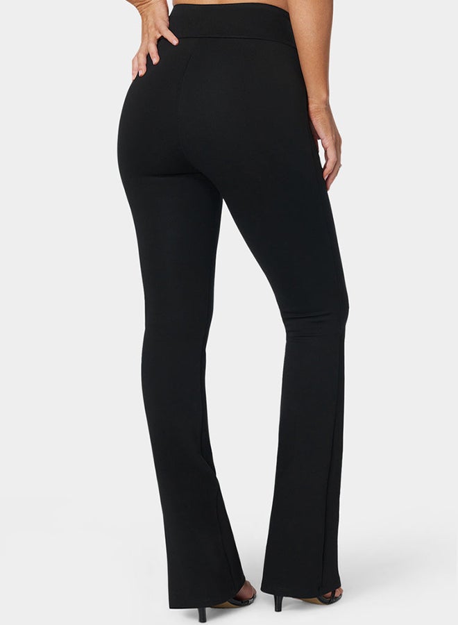 bebe Twisted Waist Flared Leg Pant - Image 3