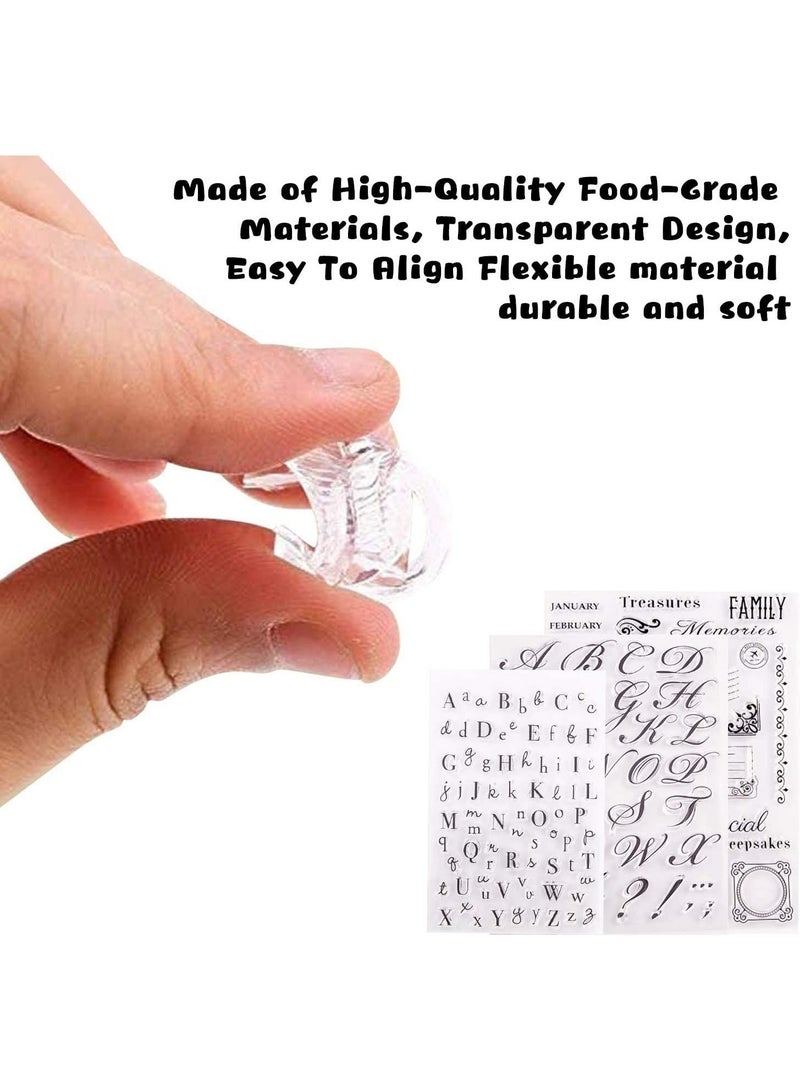 Sweet seven مجموعة أدوات ختم كعكة الحروف الأبجدية 19 قطعة - قواطع بسكويت مصنوعة يدويًا لقوالب الفوندان للحروف الإنجليزية، الأرقام، والرموز - أدوات الخبز للفوندان، البسكويت، والكعك - Image 2