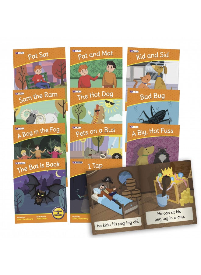 Junior Learning مجموعة الحروف والأصوات المرحلة 2 المجموعة 2 للأطفال، متعددة الألوان - Image 1