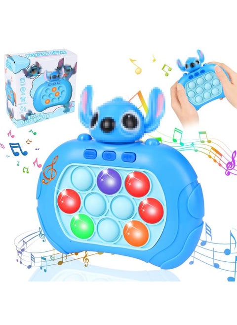 Sinwind Electronic Popit, Electric Popit, Fidget Toys Popit, Pop It Controller Game, Pop It Fidget Toy, Pop Puzzle Game, Electronic Games for Kids, for Boys, Girls, Teens (1-BLUE)