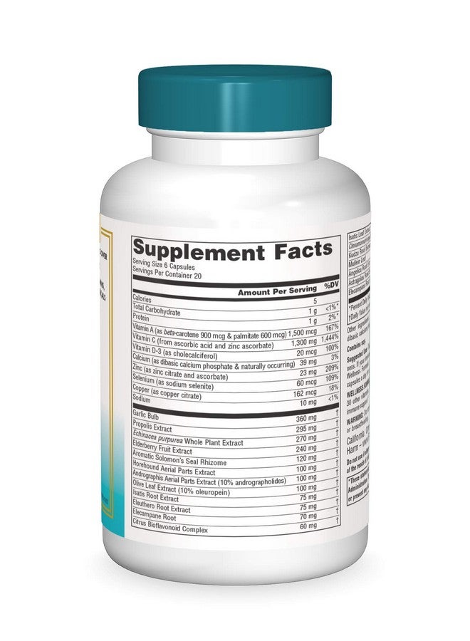 Source Naturals Wellness Formula Bioaligned Vitamins & Herbal Defense Immune System Support Supplement & Immunity Booster 120 Capsules - Image 4