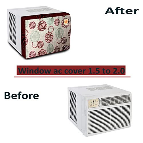 KANUSHI industries® 100% Waterproof And Dustproof Window Front AC Cover 1.5 to 2.0 Ton Capacity (AC-WIN-FRONT-W.F-NW-NEW-11) - Image 3