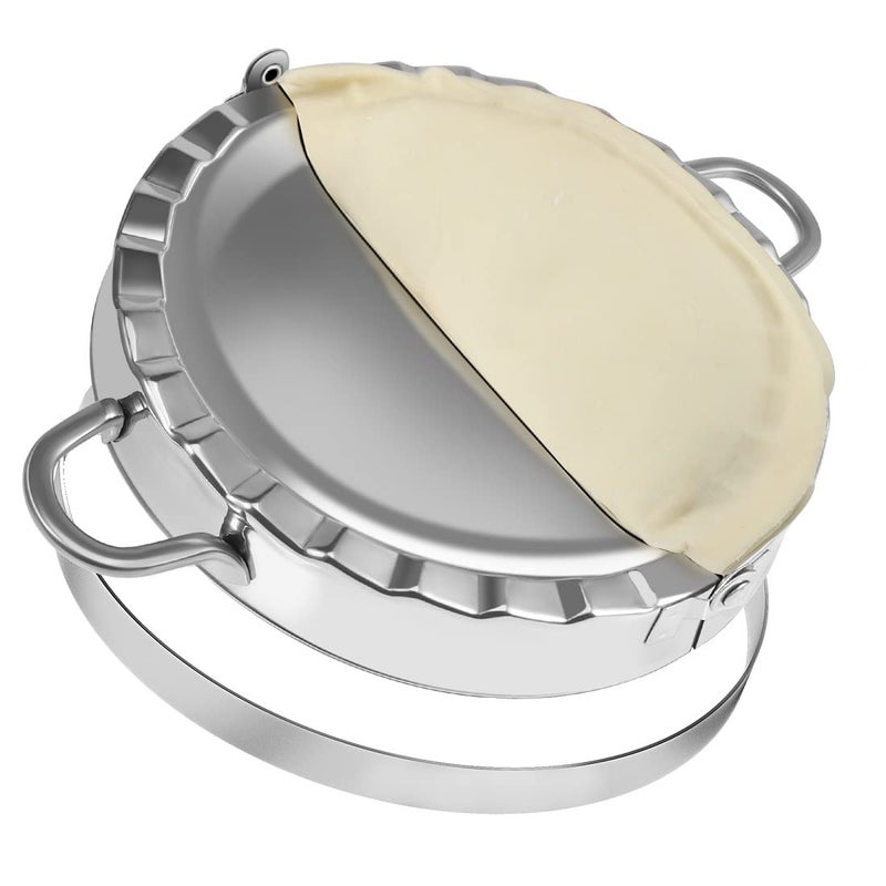 PAMISO Large Empanada Maker 64 inch Empanada Seal with 7 Inch Dough Cutter Circle Stainless Steel Empanada PressMeat Pocket Pie