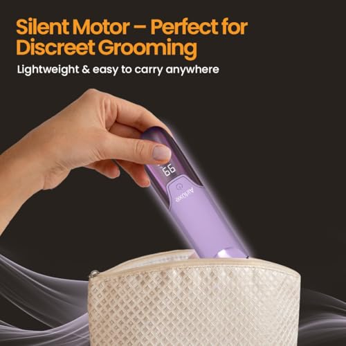 Airluxe Electric Trimmer for Women | Bikini Hair Removal Machine | Waterproof Body & Private Shaver | Skin Safe Ceramic Blade Razor for Face & Underarm Hair Remover - Image 5