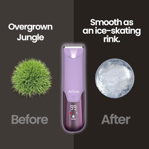 Airluxe Electric Trimmer for Women | Bikini Hair Removal Machine | Waterproof Body & Private Shaver | Skin Safe Ceramic Blade Razor for Face & Underarm Hair Remover - Image 4