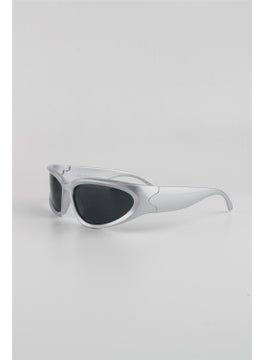 Silvio Monetti Silver Matte UV400 Filter Unisex Sunglasses G24SM9006R03  - Image 2