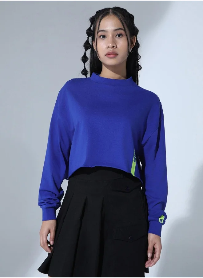Hubberholme Blue T-Shirt For Women