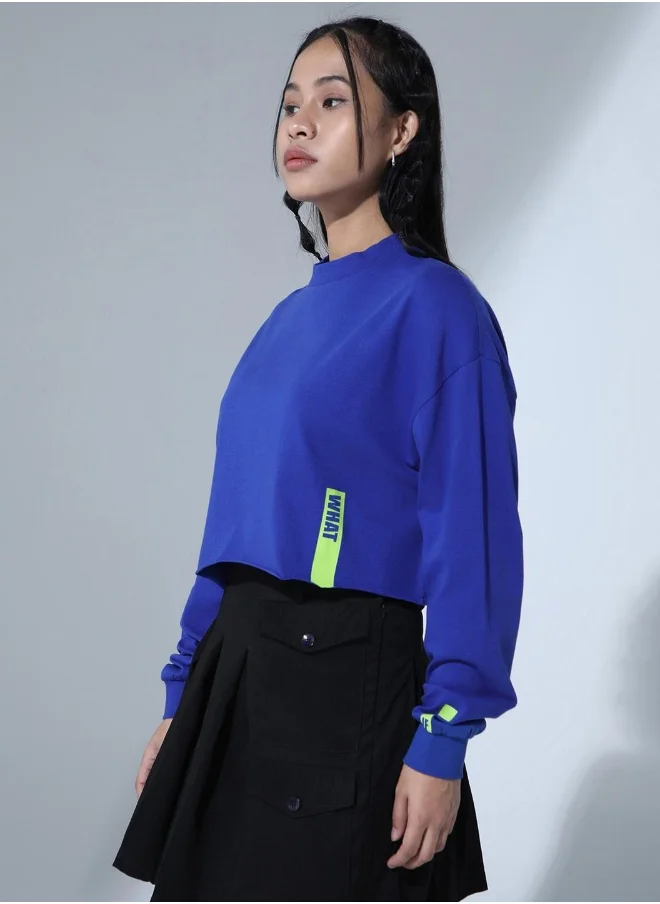 Hubberholme Blue T-Shirt For Women