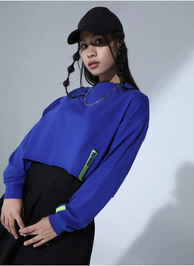 Hubberholme Blue T-Shirt For Women
