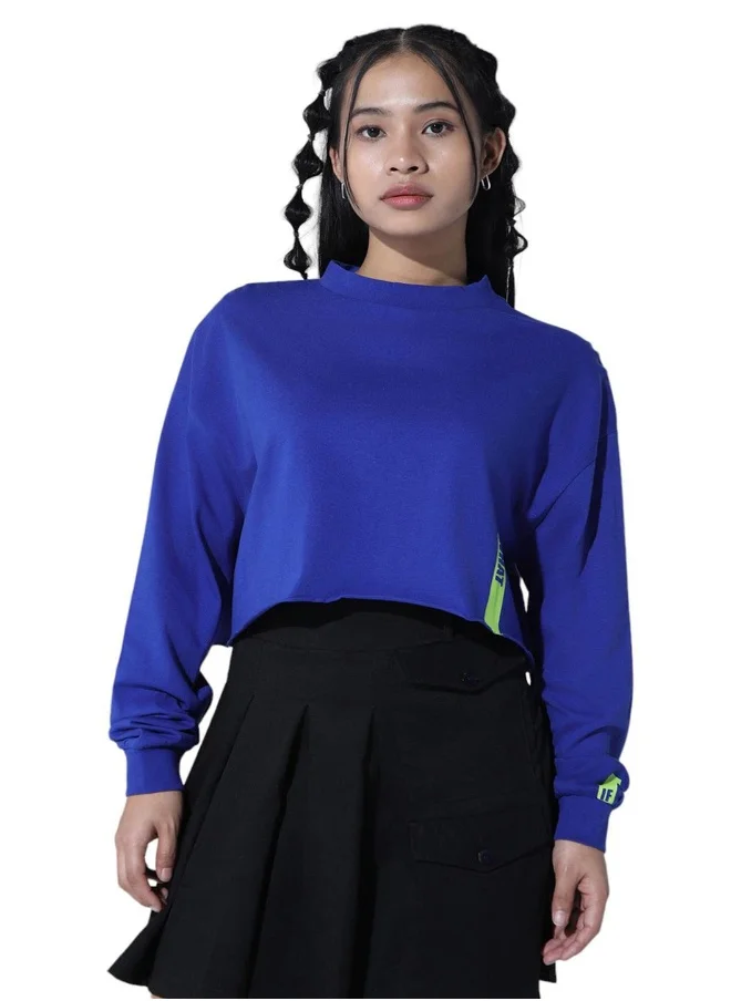 Hubberholme Blue T-Shirt For Women