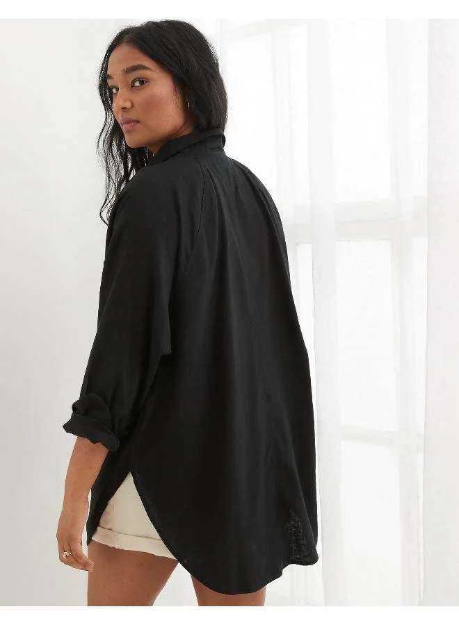 آري من امريكان ايجل Blend Cover Button Down Shirt