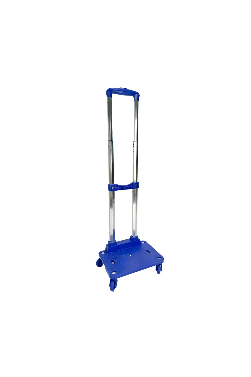 مون MOON 4-Wheel Trolley for 18 Inch Bags | 360° Spinner Wheels | Foldable Luggage Cart | Heavy Duty Travel Trolley | Smooth Rolling Bag Carrier | Universal Fit