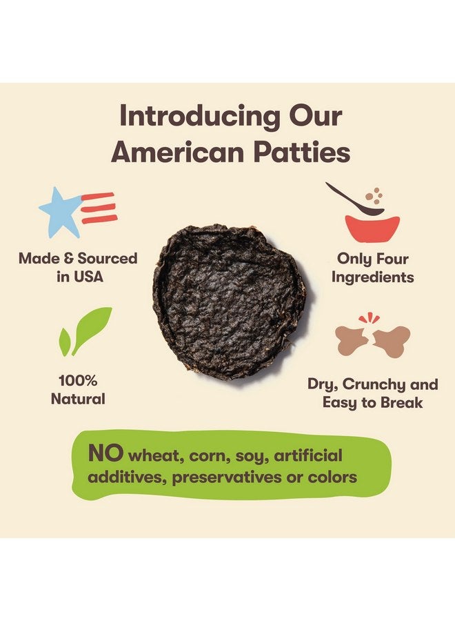 Pet 'n Shape All American Beef Lung Patties Dog Treats - Made and Sourced in The USA, 1lb Bag - Image 3