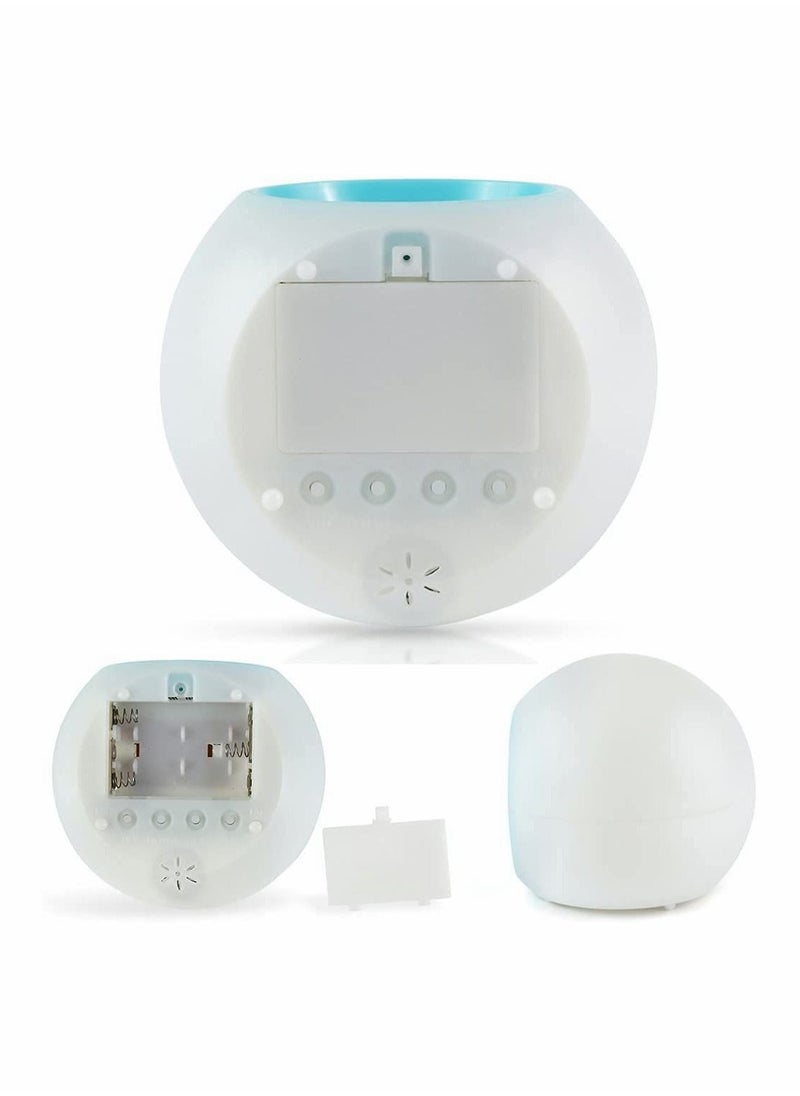 KASTWAVE - Kids LED Alarm Clock, Color Changing Night Light, Colorful Spherical Night Lamp - Image 1