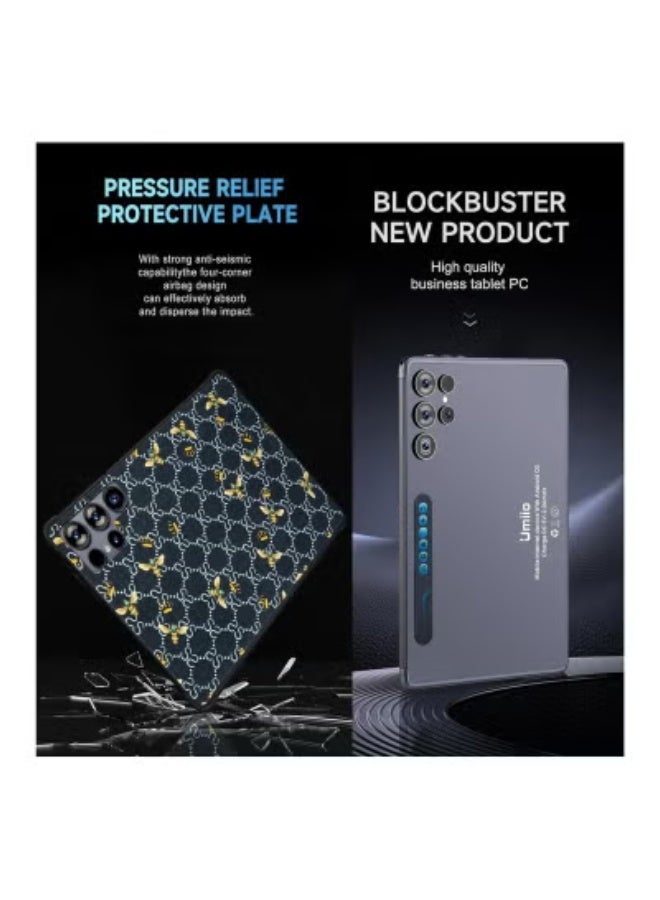 Umiio Smart Tablet S24 Ultra 10.1-Inch Android Tablet with 12GB RAM & 512GB Storage | Dual SIM 5G + Wi-Fi Connectivity | HD Touch Display | Includes Touchpad Keyboard Case & EWB Handbag | Slim, Stylish & Powerful | Blue Color | Ideal for Work & Travel  - Image 3
