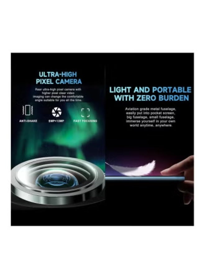 Umiio Smart Tablet S24 Ultra 10.1-Inch Android Tablet with 12GB RAM & 512GB Storage | Dual SIM 5G + Wi-Fi Connectivity | HD Touch Display | Includes Touchpad Keyboard Case & EWB Handbag | Slim, Stylish & Powerful | Blue Color | Ideal for Work & Travel  - Image 4