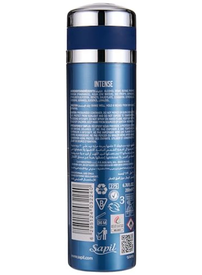 Sapil Intense Deodorant Spray for Men Scented Deodorant for LongLasting Odor Protection Lemon Ginger and Lavender Deodorant Spray Keeps You Fresh and Odor Free All Day 676 oz - Image 3