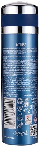 Sapil Intense Deodorant Spray for Men Scented Deodorant for LongLasting Odor Protection Lemon Ginger and Lavender Deodorant Spray Keeps You Fresh and Odor Free All Day 676 oz - Image 3