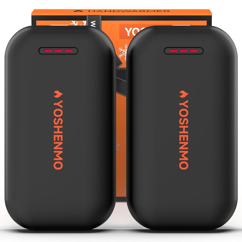 YOSHENMO Hand Warmers Rechargeable, Electric Hand Warmer Reusable, AI Smart Chips 20Hrs Long Safe Heat,Gifts for Christmas Outdoor/Indoor/Golf/Camping/Hunting/Pain Relief (2 Packs) - Image 1
