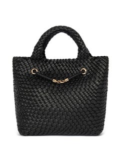 Woven Bags For Women Vegan Leather Tote Bag Large Woven Purse Travel Handbag Woven Crossbody Bag Fashion Shoulder Bag Black - pzsku/ZDA446AB85234BFC349D6Z/45/_/1719335507/41b6551b-f858-46e2-96e1-e7690c039423