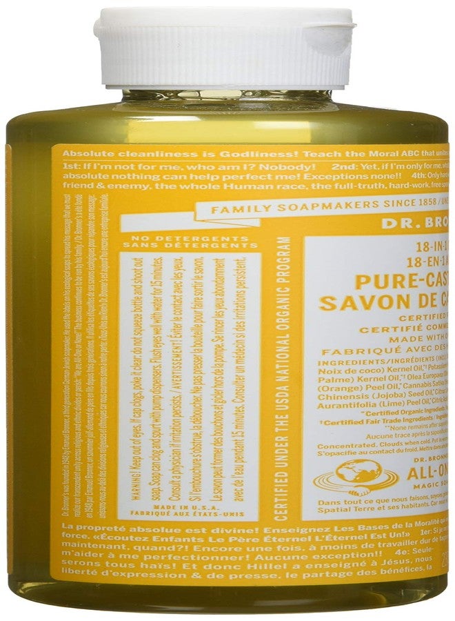 Dr. Bronner's Organic Pure Castile Liquid Soap Citrus Orange - 8 fl oz - Image 4