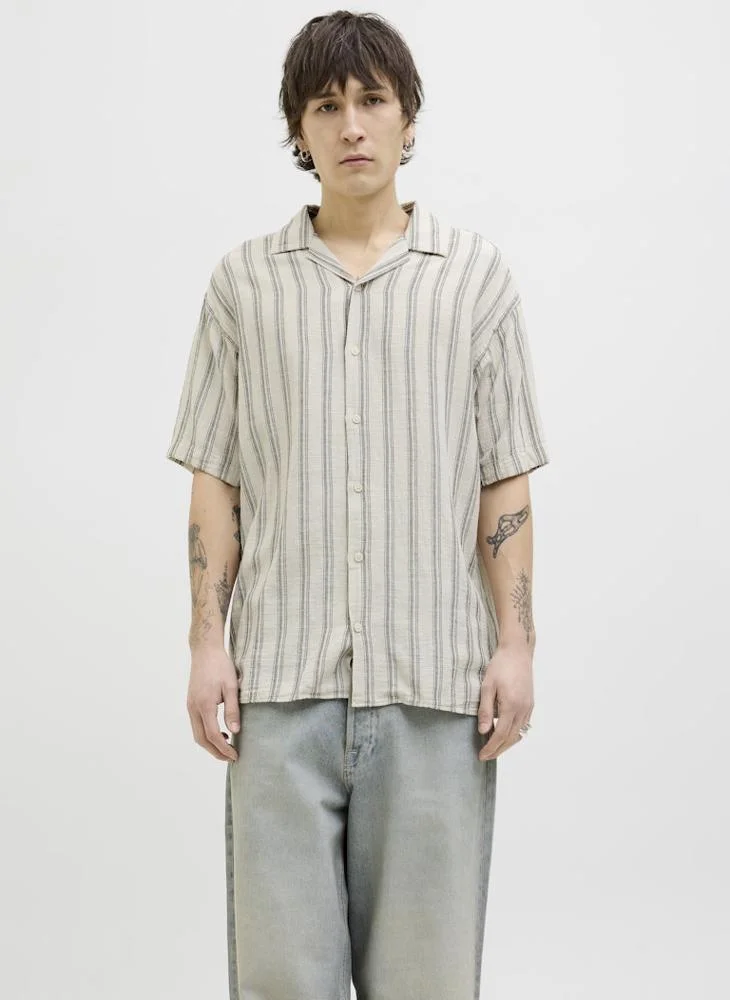 جاك اند جونز Jjeenzo Striped Regular Fit Shirt