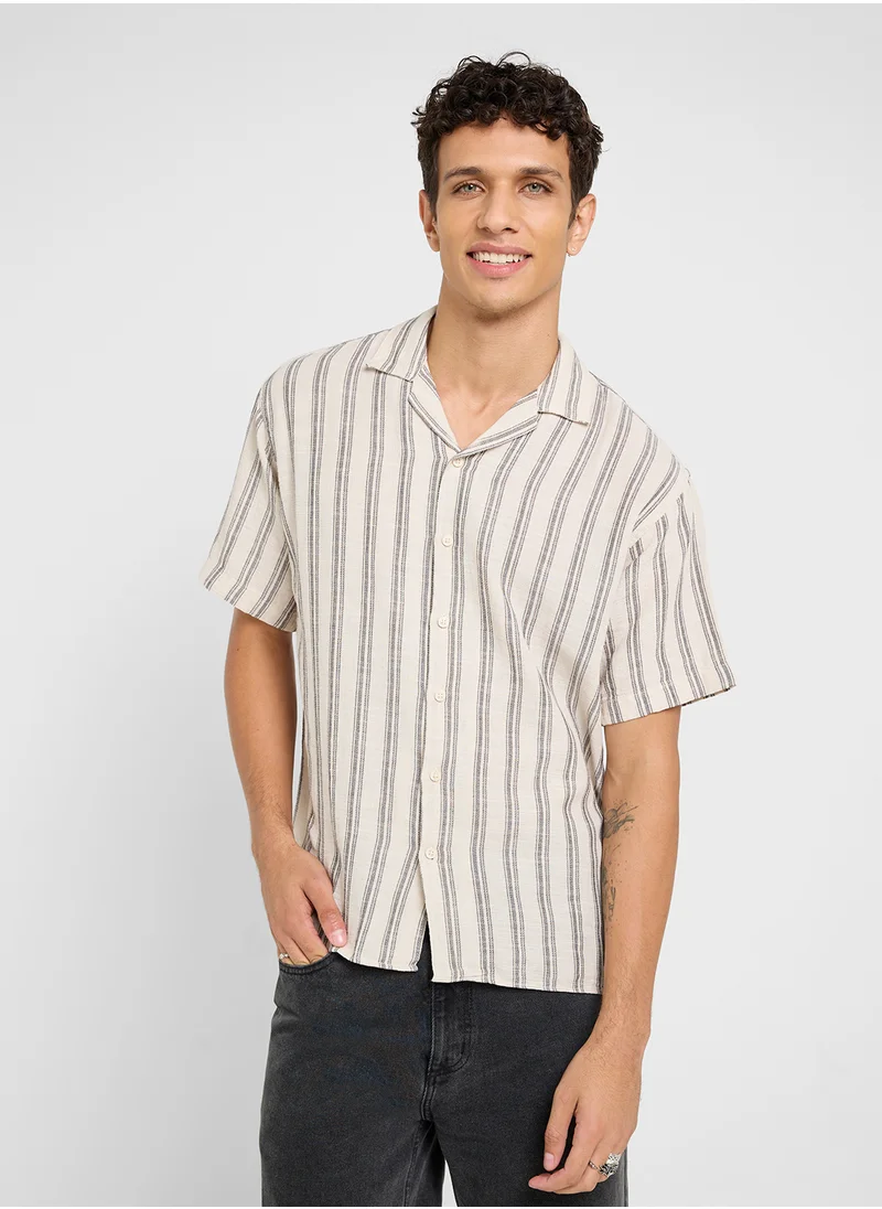 JACK & JONES Jjeenzo Striped Regular Fit Shirt