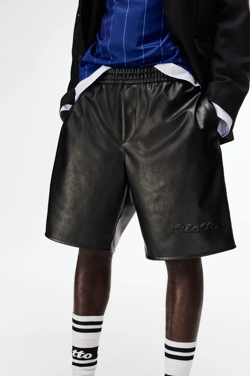 H&M  Relaxed Fit Coated shorts for Men | Best Price UAE