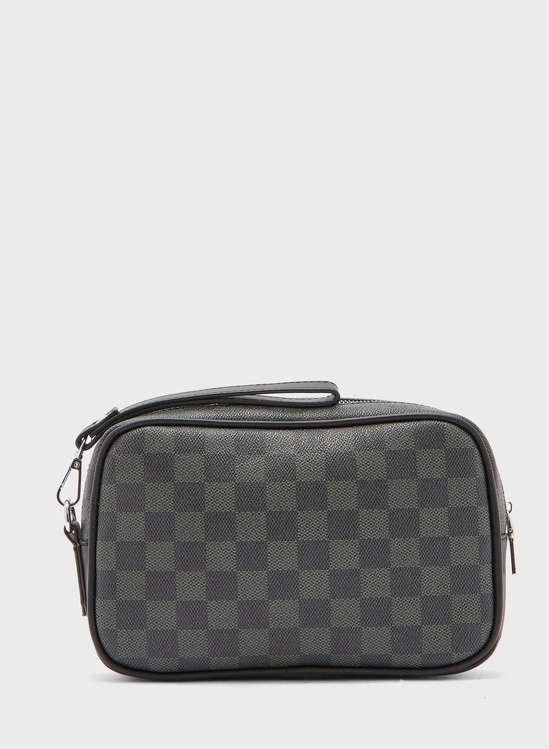 Robert Wood Printed Wash Bag - Image 1