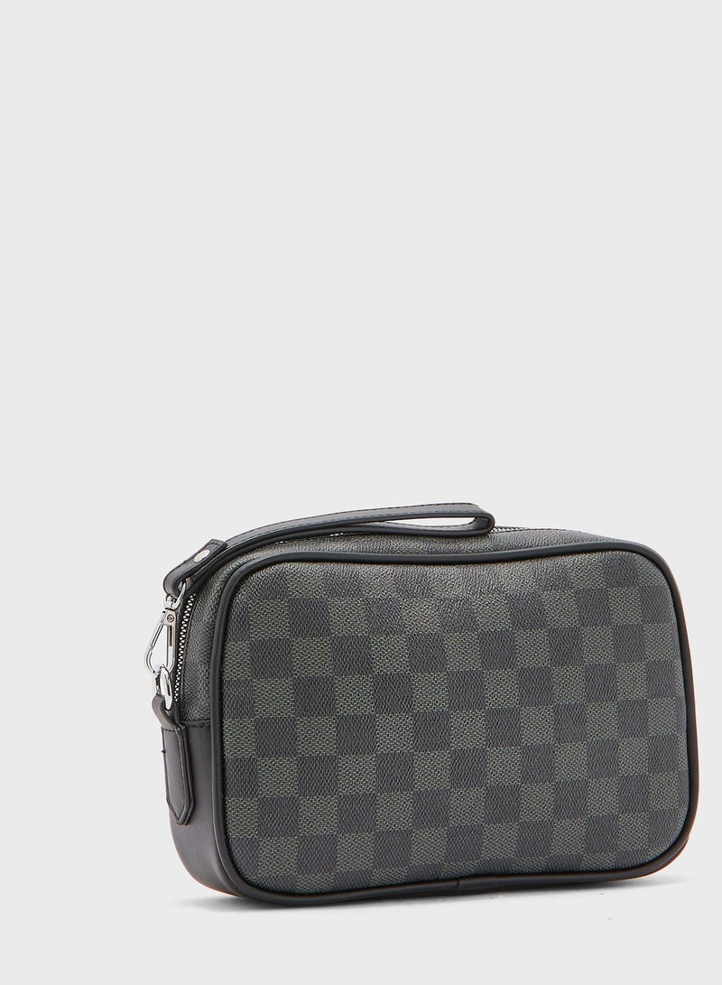 Robert Wood Printed Wash Bag - Image 3