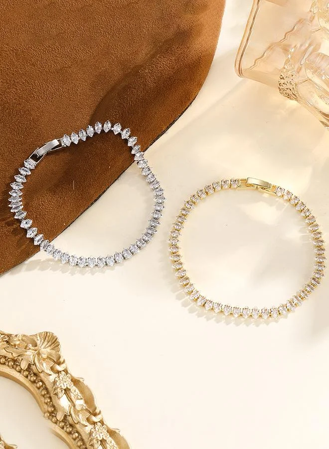 Take Two  Pack of 2 - Embellished Rhinestone Bangle for Women | Best Price UAE