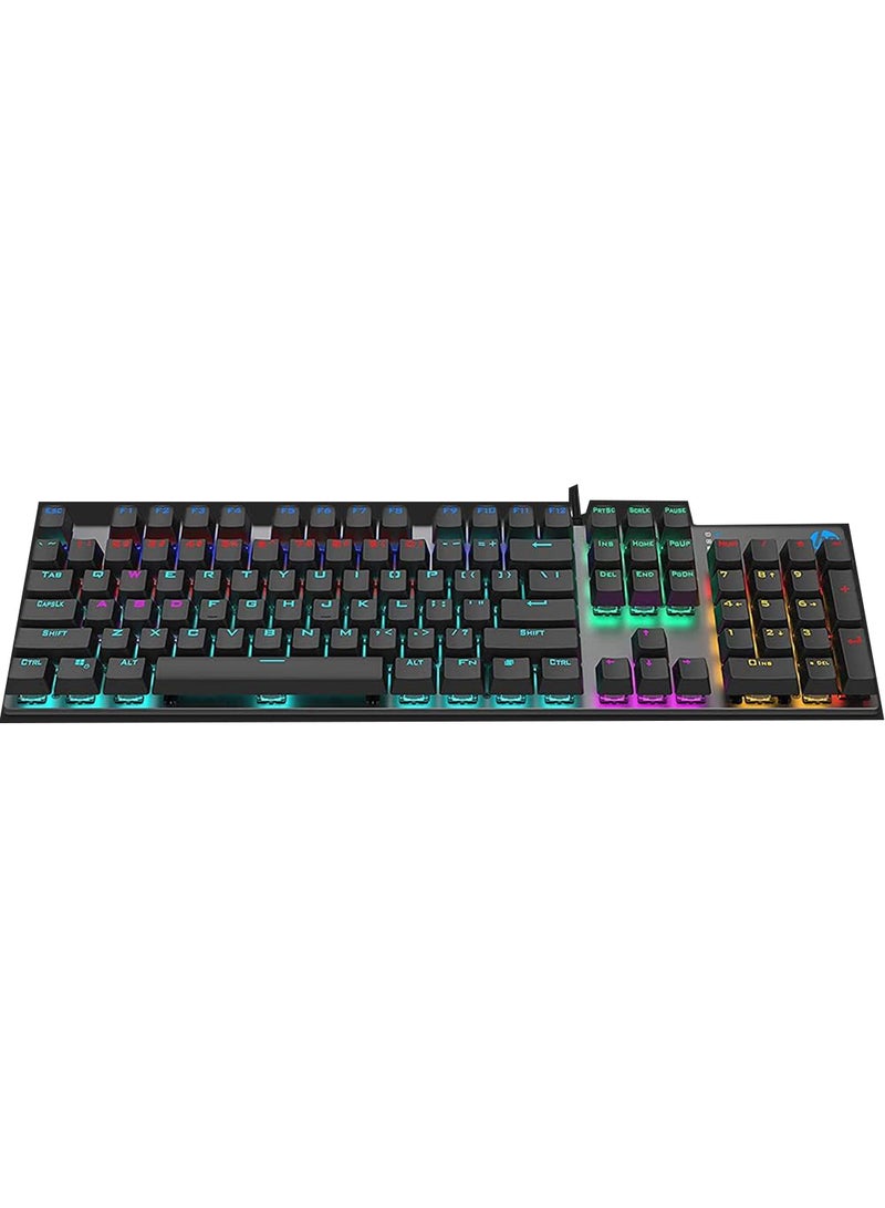HP GK400F RGB Wired Gaming Mechanical Keyboard Black - Image 2