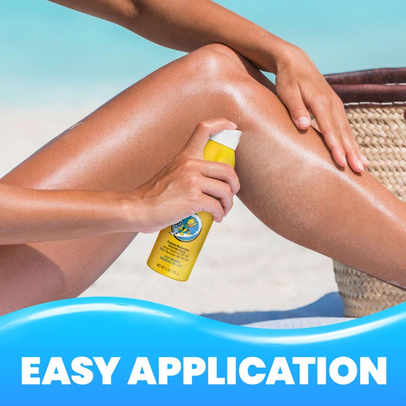 Rubber Ducky - Moisturizing Sunscreen Spray SPF 50, Easy To Apply, No White Residue, Reef Safe, Sun Protection, Water Resistant, Vegan, Broad Spectrum Sunscreen for Face and Body - Beach Scent (6 Oz) - Image 4