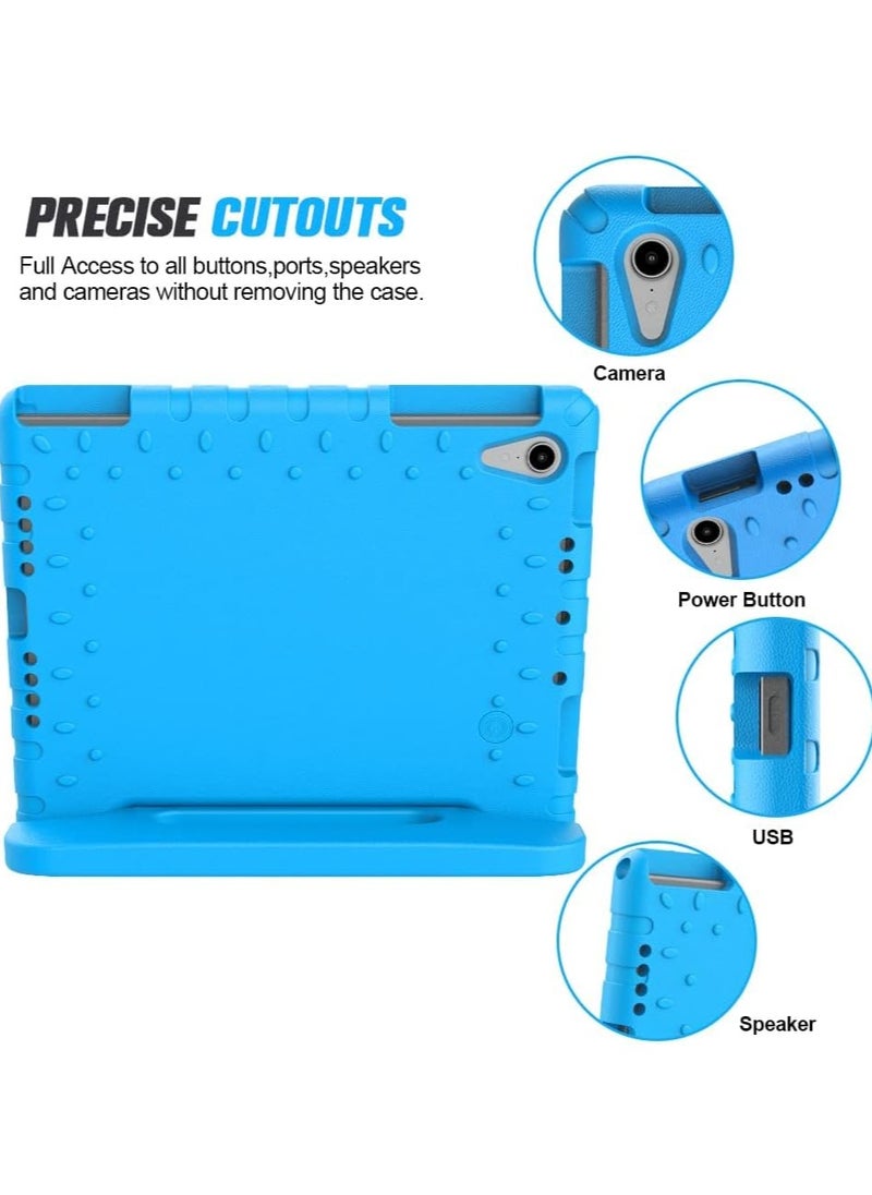 Kids Case for New iPad Mini 6th Generation 8.3 Inch 2021, iPad Mini 6 Case, Shockproof Convertible Handle Stand Protective Kids Case for iPad Mini 6 8.3" 2021 (Blue)