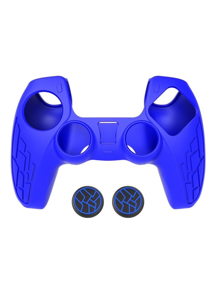HablTech Sony PS5 Technological Texture Design Controller Skin Anti-Slip Silicone Skin Protective Cover Case for Playstation 5 DualSense Wireless Controller with Thumb Grip Caps Acessories - Image 1