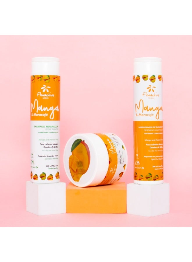 فلوراكتيف مجموعة العناية بالشعر بالمانجو والفواكه الاستوائية - Image 5
