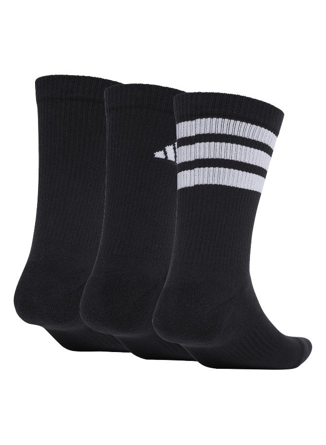 Logo Pack 3Pp Black Training Socks For Unisex 10K - 11.5K