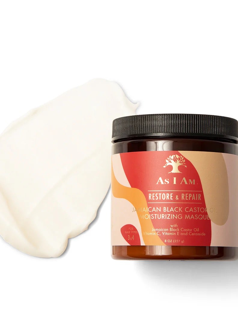 As I Am Restore and Repair Moisturizing Mask - Jamaican Black Castor Oil - Image 3