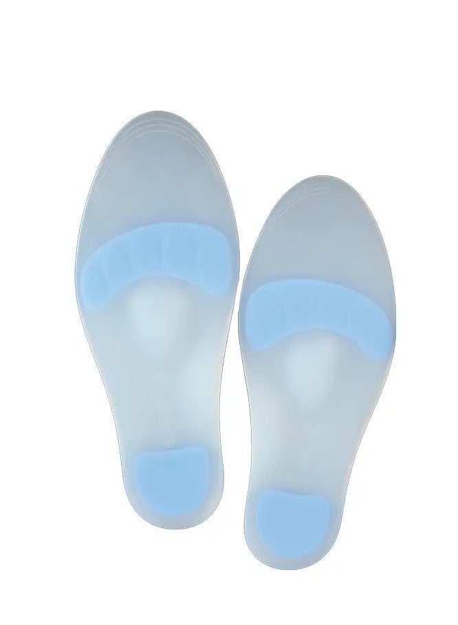 AID PLUS Silicone Insoles (Large) - Enhanced Comfort And Foot Support For All-Day Wear, 60565