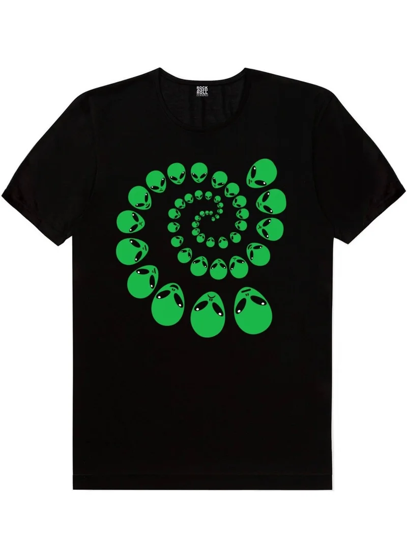 روك اند رول Spiral Aliens, Skateboarding in Space Men's 2-Piece Eco Pack T-Shirt
