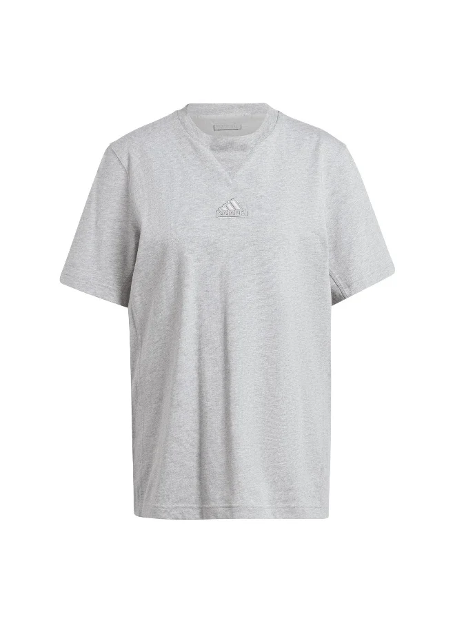 اديداس adidas M Lng Tee Q1 Grey Training T-Shirts XS