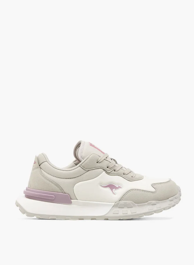 kangaROOS Women's Panelled Lace-Up Sports Shoes